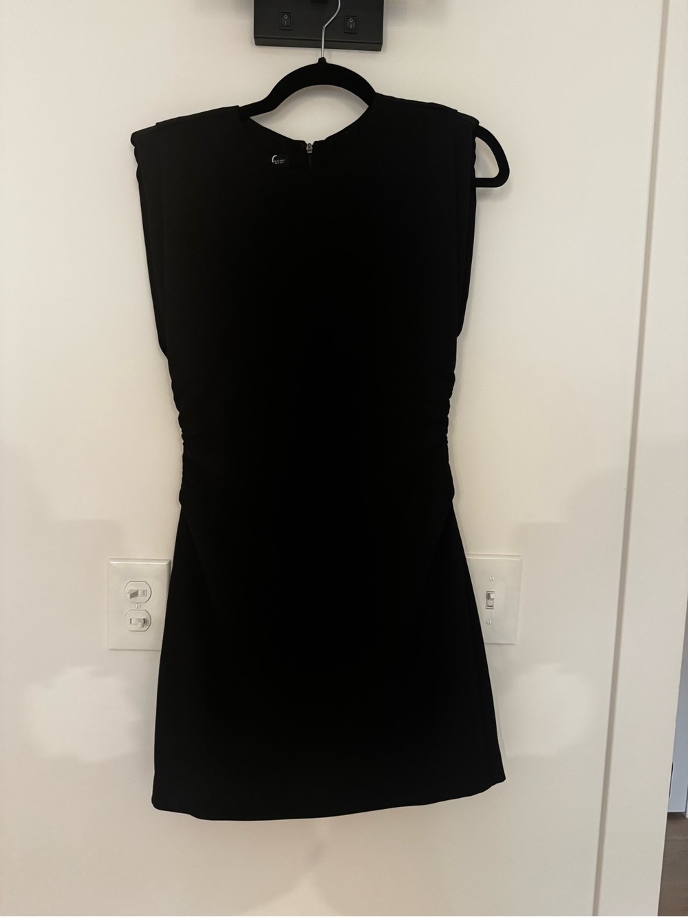 Mango Black Sleeveless Mini Dress